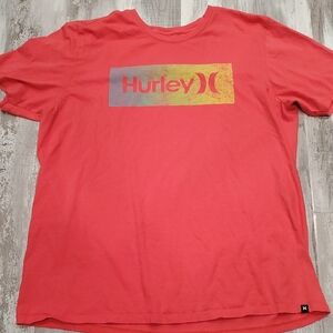 Hurley Red Short Sleeve Tee